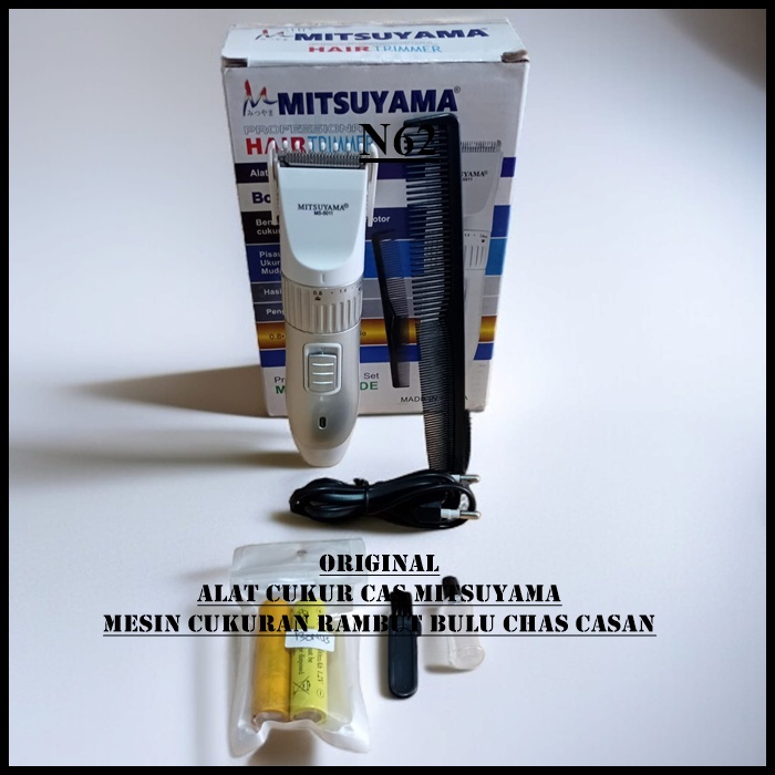 N62 ALAT CUKUR CAS MITSUYAMA 5011 ORIGINAL SNI GARANSI MESIN CUKURAN RAMBUT BULU CHAS CASAN HAIR CLI