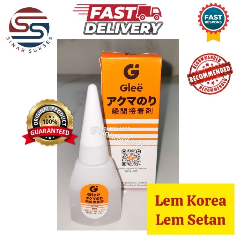 

Lem G Korea Kualitas Super/Power Glue Cair/ Lem Super Kuat Jumbo Besi Tetes Serbaguna original asli 100%