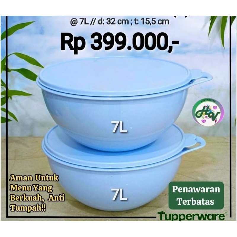 Tupperware mixing bowl 7,8L thats that's a bowl 1pcs