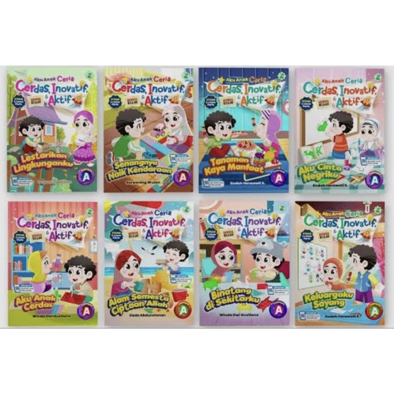 Buku Cerdas Innovatif Aktif Untuk TK/PAUD Penerbit Zikrul Hakim