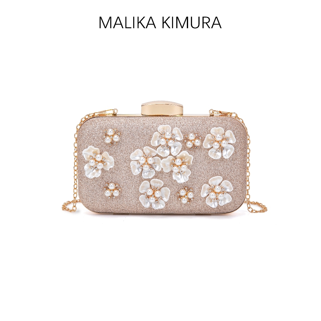 MALIKA KIMURA Tas Wanita Makan Malam & Perjamuan | Sling Bag Rantai / Shoulder & Selempang