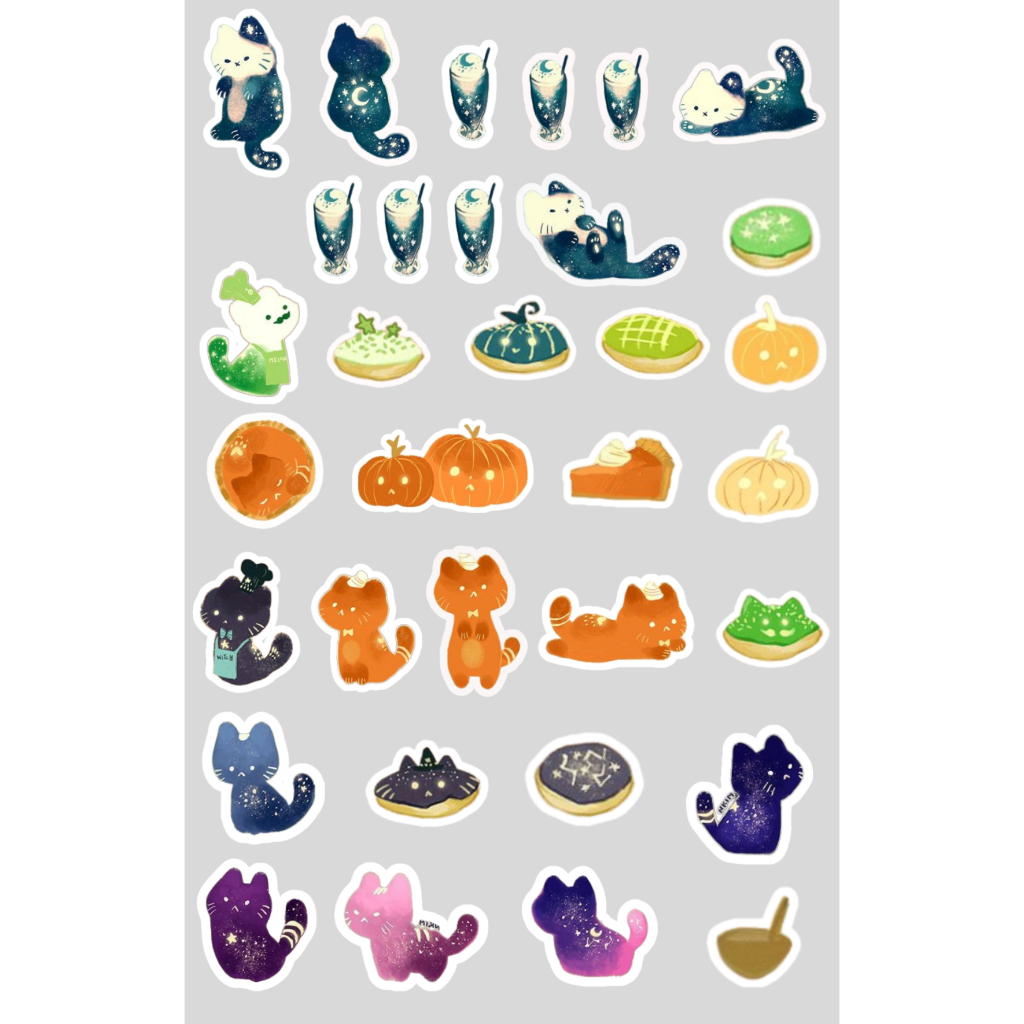 

STICKER PACK KUCING RAINBOW KFC