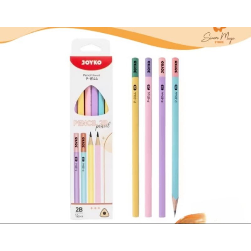 

Pensil 2B Joyko Pastel P-8144 ( 1 LUSIN )