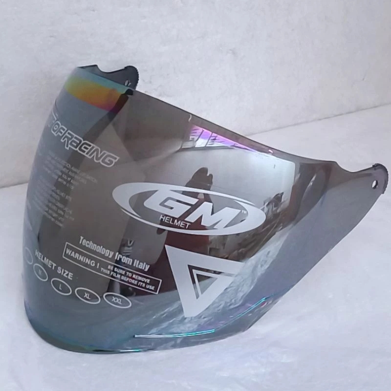 Visor Kaca Helm GM Fighter, GM Inteceptor, GM Evolution Clear/Bening dan Rainbow/Pelangi Original