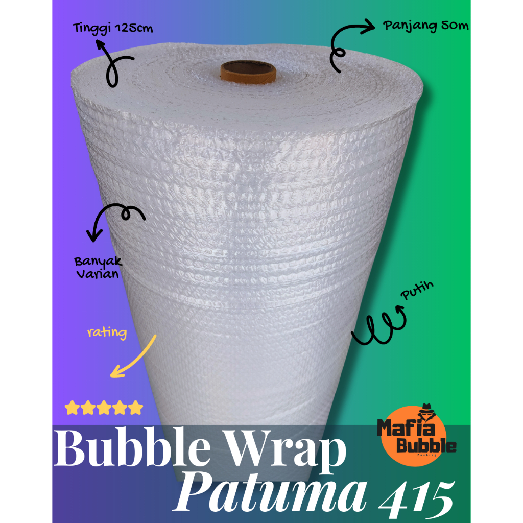 

Bubble Wrap Putih Susu 125x50 Optima Pack Roll