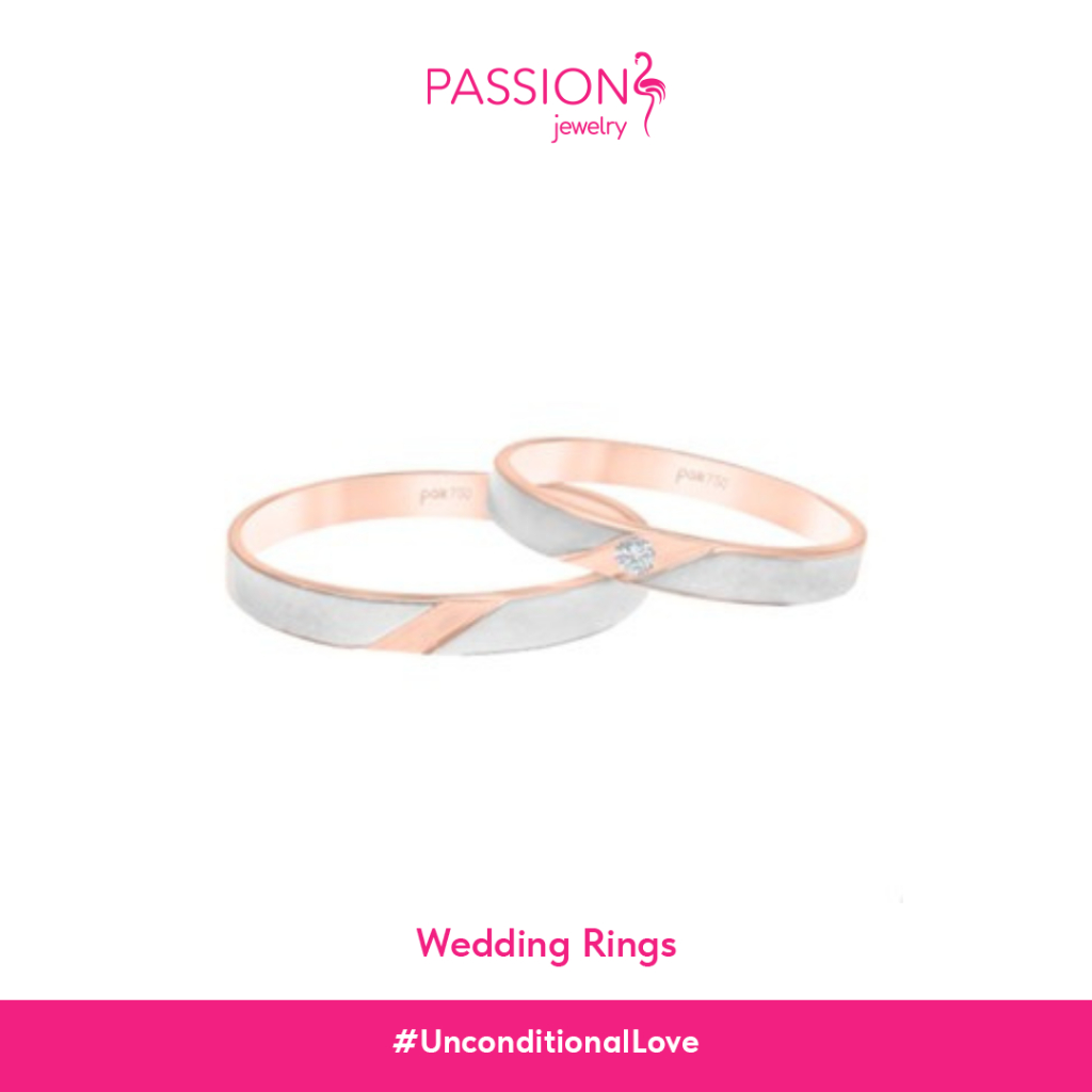 Passion Jewelry Cincin Kawin Berlian - CKS0123