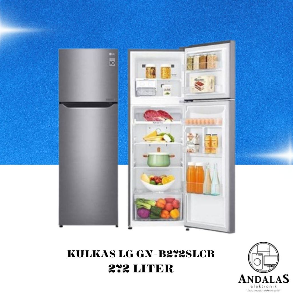 KULKAS LG 2 PINTU INVERTER GN-B 272SLCB 272 SLCB /LG GN-G272SLCB KULKAS INV 2 PINTU GNG272SLCB GN-G2