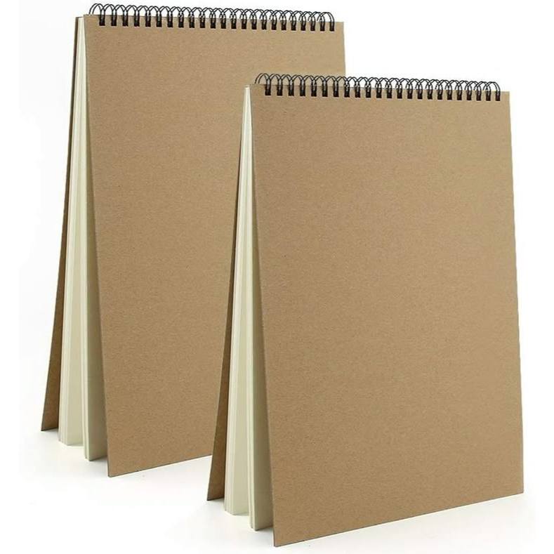 Sketchbook A5 isi 100 Halaman Jilid Spiral Atas,Buku Gambar A5 Spiral Atas