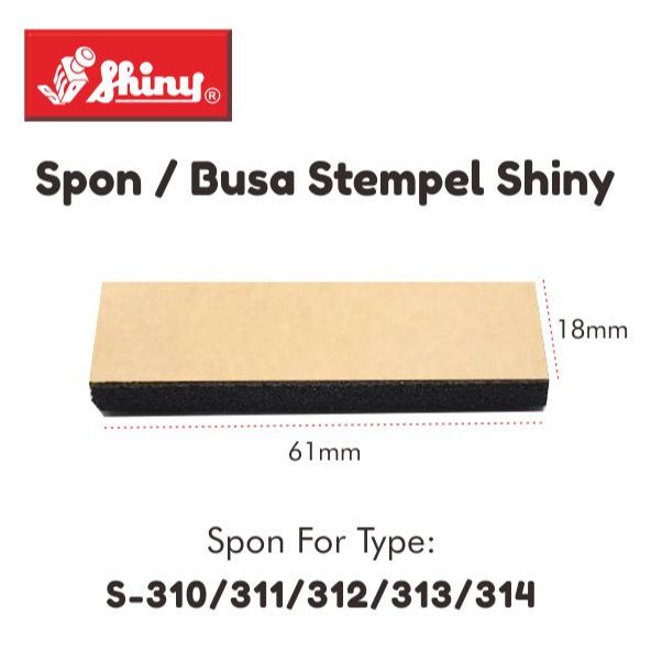 

Spon/Busa/Bantalan Shiny Type S-310/S-311/S-312/S-313/S-314