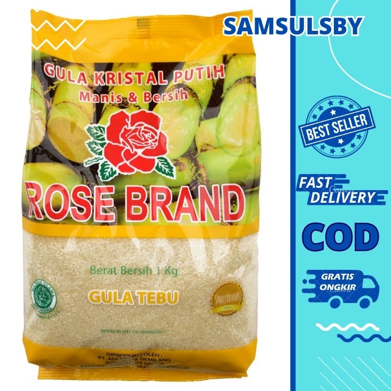 

Rose Brand Gula Pasir Kuning [1kg]