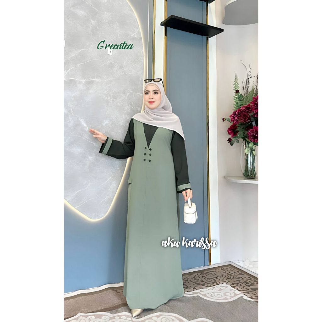 GAMIS ABAYA JAINA LIVIA SABRINA ORIGINAL AKU KARISSA DRESS POLOS MIX