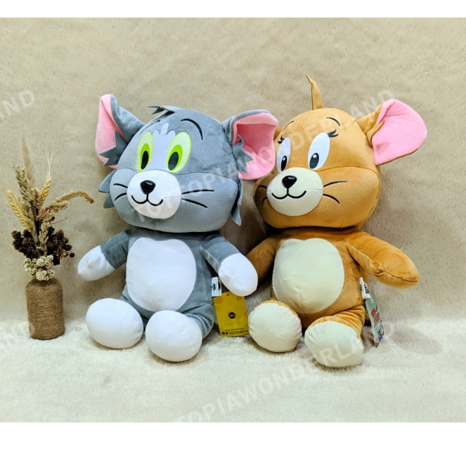 TTW Boneka Tom And Jerry Toys Doll Plush Tom Jerry Ukuran XL