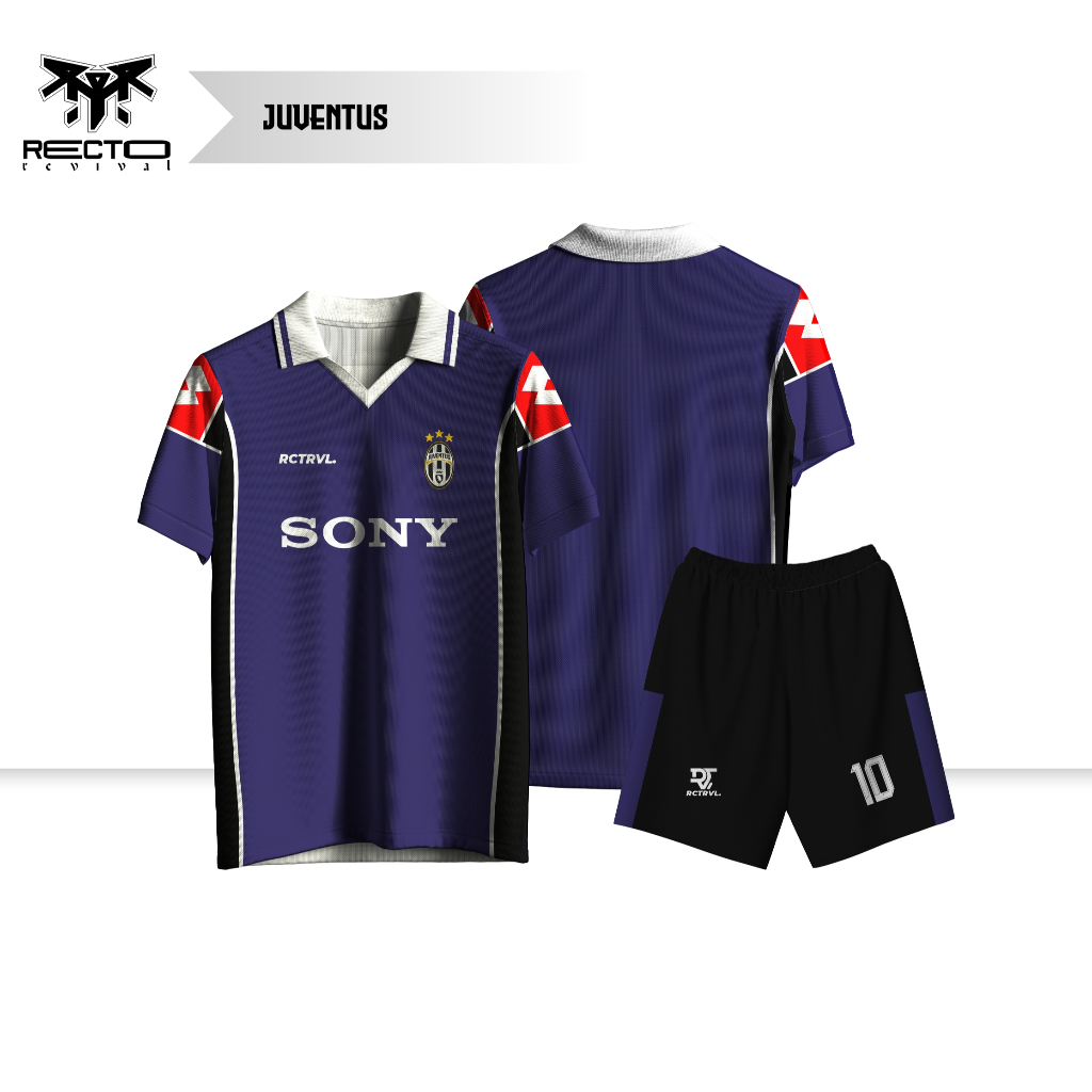 RECTO REVIVAL_NEW JERSEY/BAJU BOLA RETRO VINTAGE FANTASY JUVENTUS