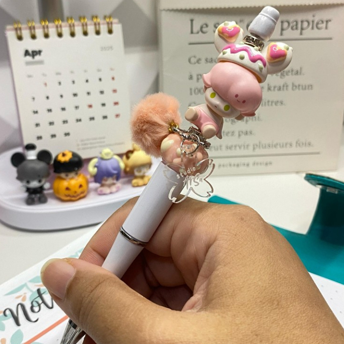

Pulpen Beads - Popbean Dimoo Sitting Peach Sonyeon ( 소년 )