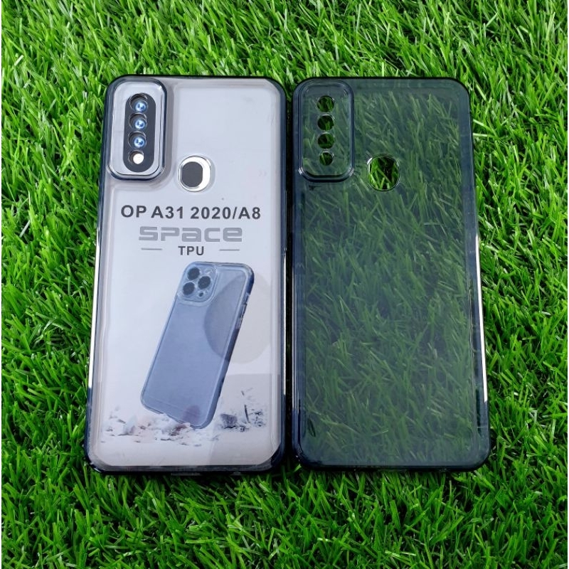 GREY Silikon Soft case bening Space OPPO A31 2020 / A8