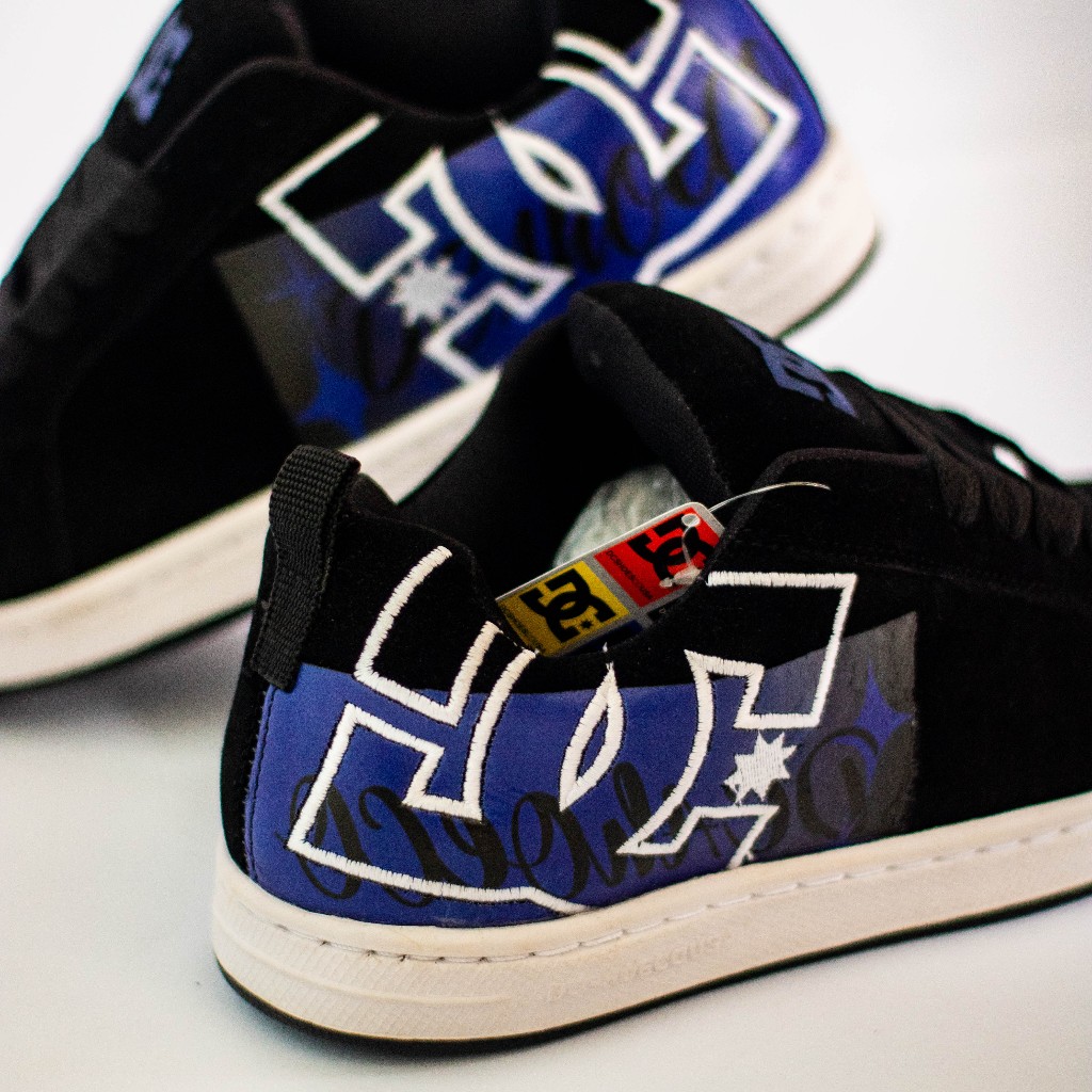 TERKINISepatu DC Gemuk Pria-Wanita Sepatu Gembung Hitam Putih