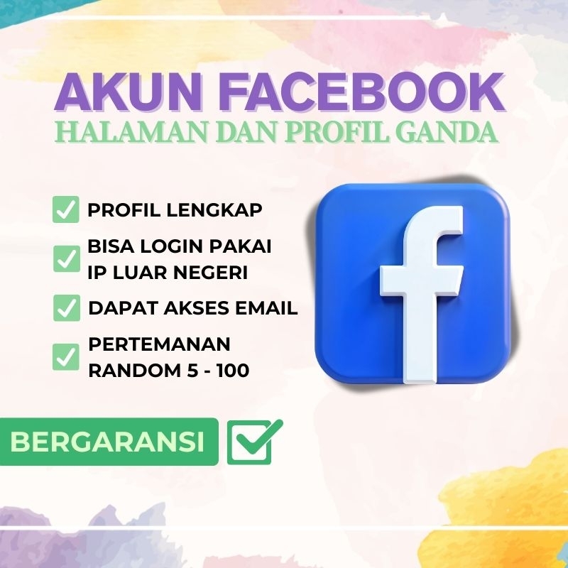 AKUN FACEBOOK TUA FITUR GANDA