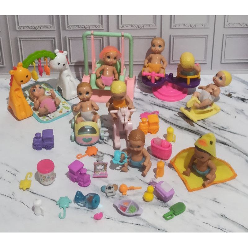 aksesoris Barbie / perintilan bayi Barbie/ acc Barbie Mattel/ miniatur bayi/mainan bayi