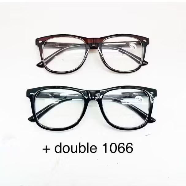 KACAMATA BACA PLUS (+) 2 FUNGSI BACA DAN JALAN DOUBLE LENSA