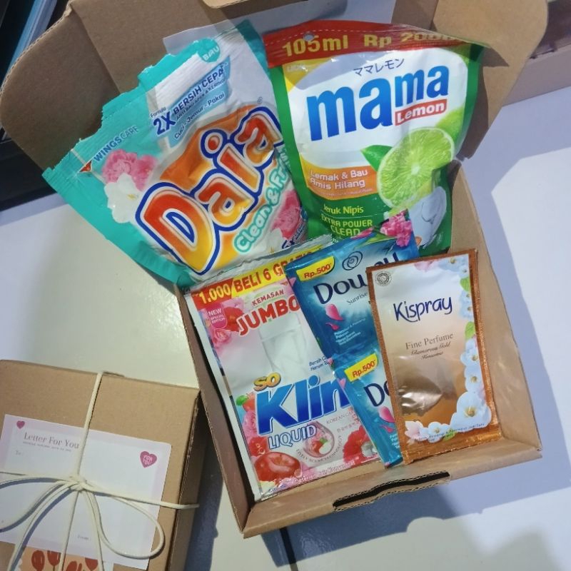 

[PO ± 7 Hari] Gift Box Unik Murah | Gift Box Sabun Cuci Baju