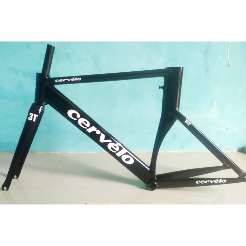Frame & Fork Fixie Cervelo Siap Rakit ~ Warna Dan Ukuran Bisa Request