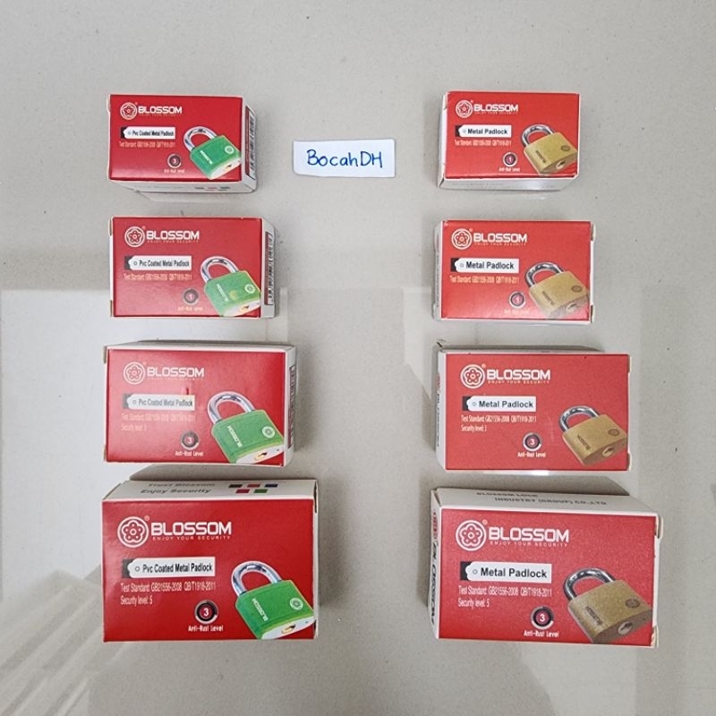 Gembok Baja “Blossom” ABS Cover Tipe BX01 Untuk Koper / Tas / Pagar / Kantor / Toko
