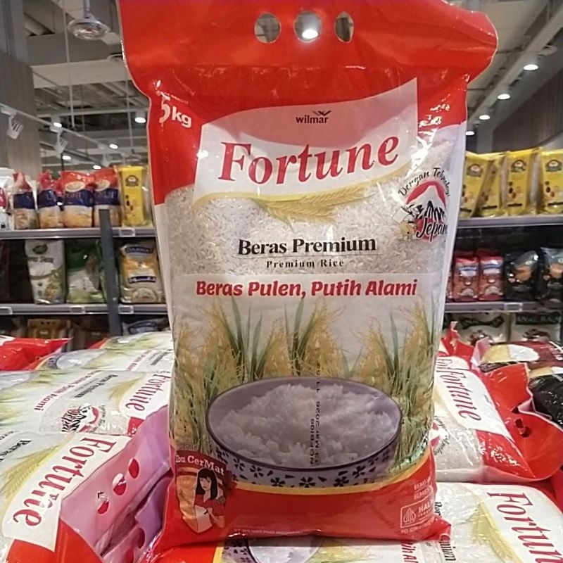 

beras premium Fortune koala madu dan sania 5 kg