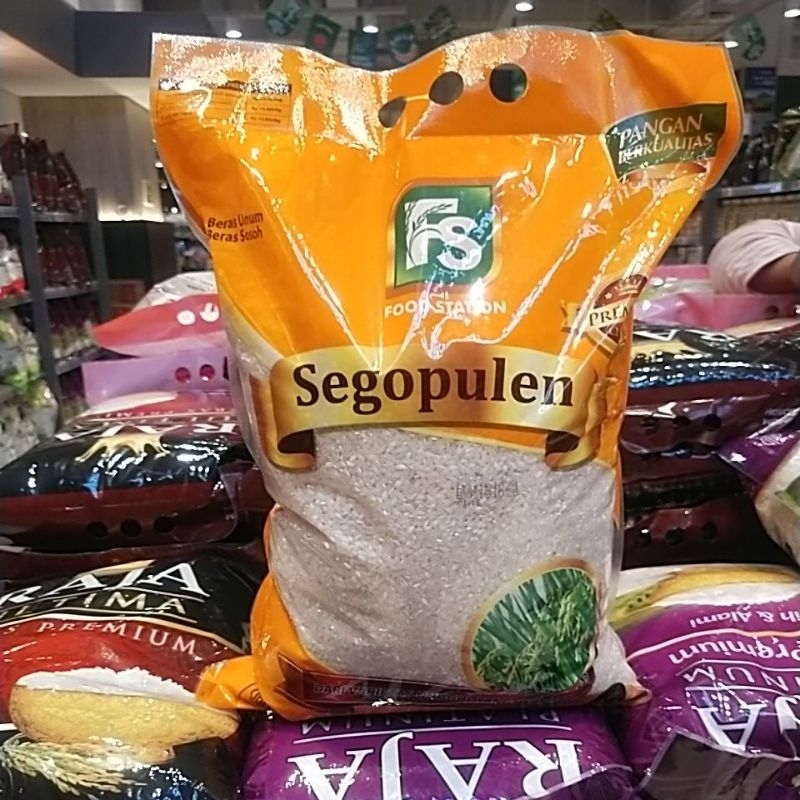 

beras premium pulen FS Segopulen 5 kg