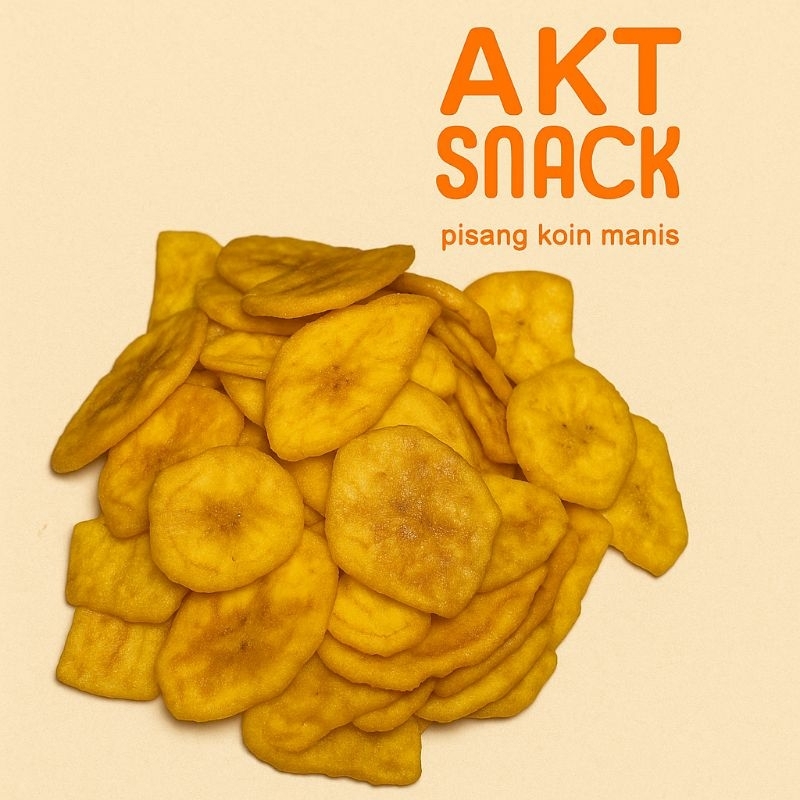 

Keripik Pisang Koin Manis 500 gram 1 kg Renyah