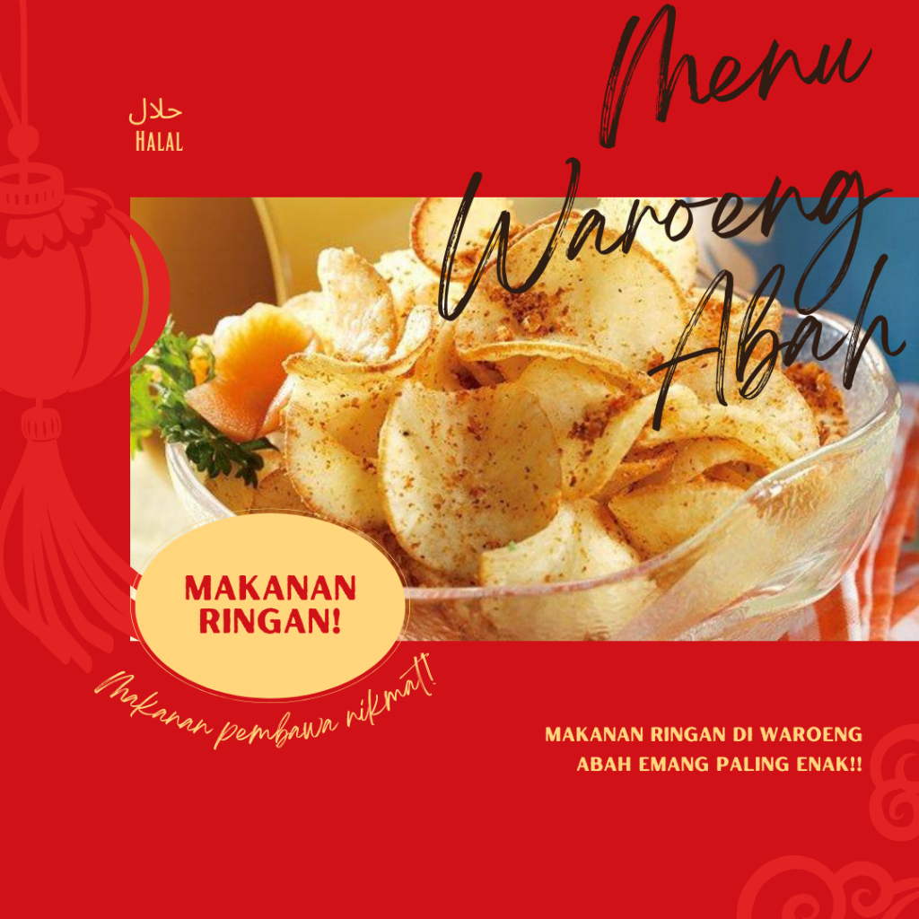 

Keripik Singkong Pedas 1kg Renyah