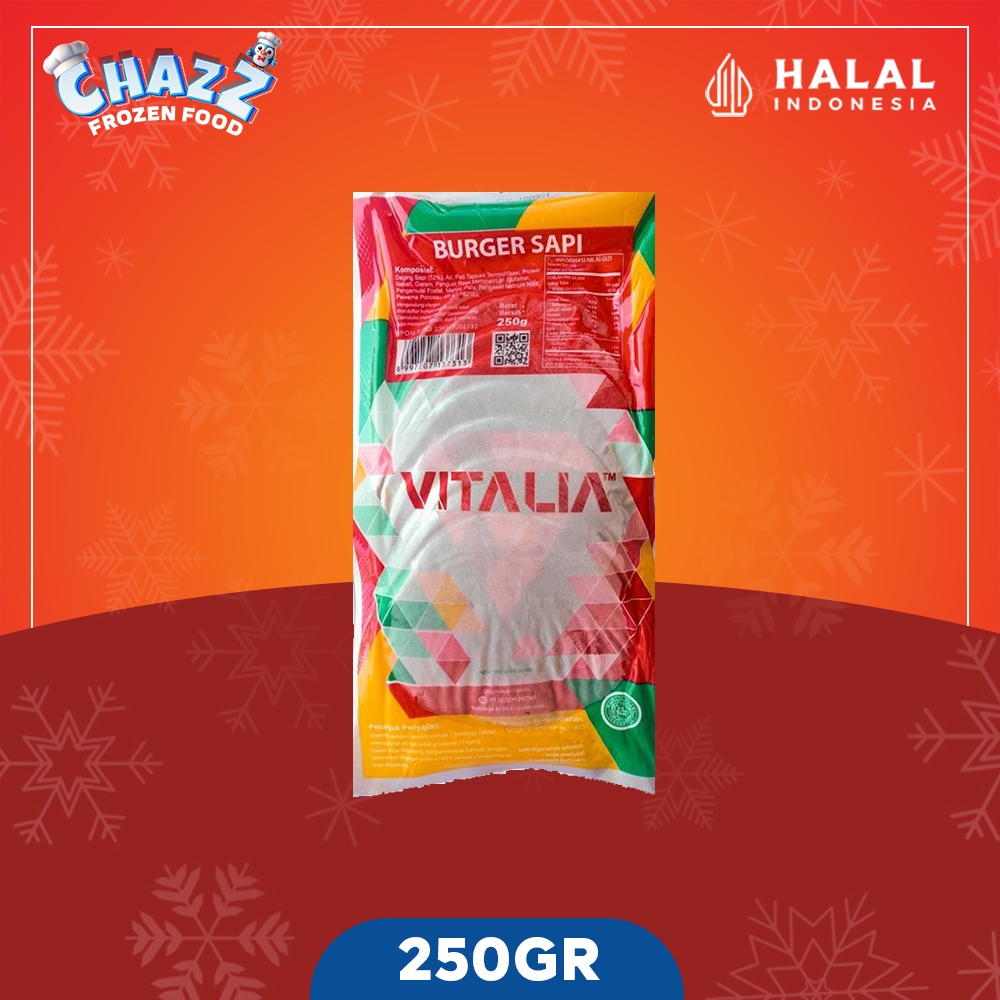 

Vitalia Burger Sapi 250 Gr isi 10 Harga Promo