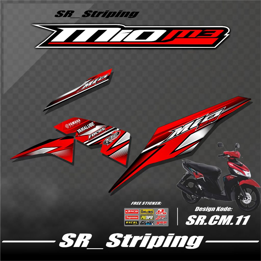 striping Mio M3 / stiker Mio Z / striping MIO 125 / decal Mio M3 / striping Mio Z / striping Mio 125