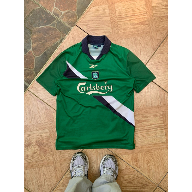 JERSEY AWAY LIVERPOOL 1999/2000 REEBOK CARLSBERG GERRARD/JERSEY VINTAGE LIVERPOOL STEVEN GERRARD