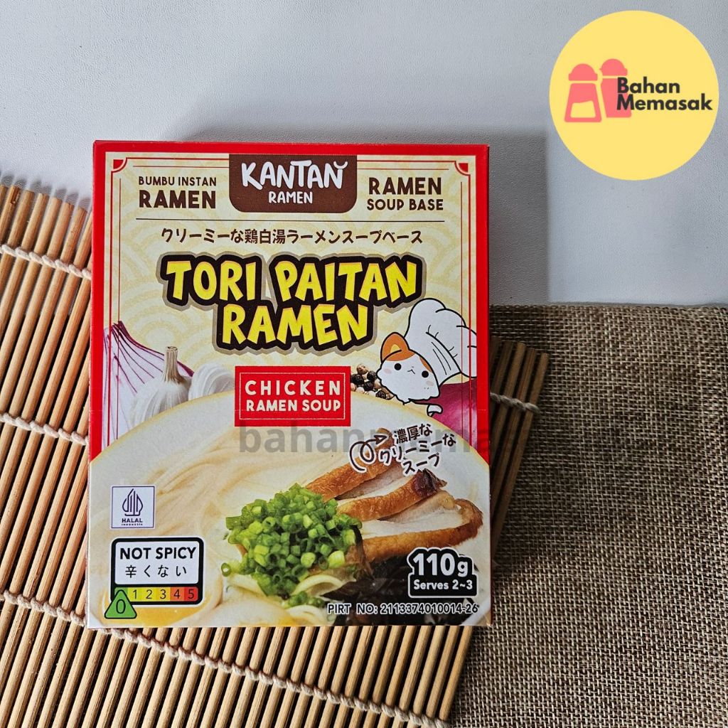 

Kantan Japanese Ramen Tori Paitan Chicken Soup Base 110gr Bumbu Instan Halal