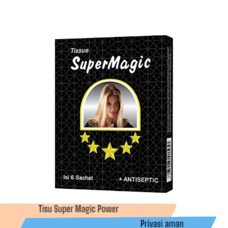 Tisu Super Magic Power - Tisu Magic Power Isi 6 pcs