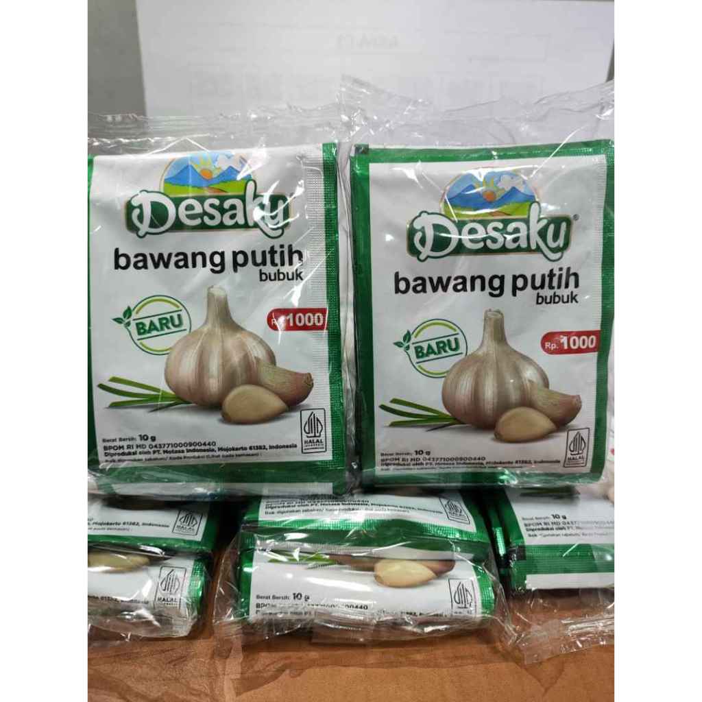 

DESAKU BAWANG PUTIH BUBUK 5GR DUS ( 192 SACHET )