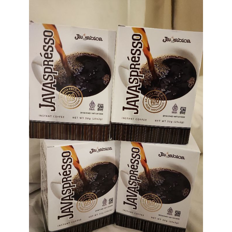 

Espresso Instan JAVABICA_Javapresso Sachet (Isi 25 sachet / 1 box)