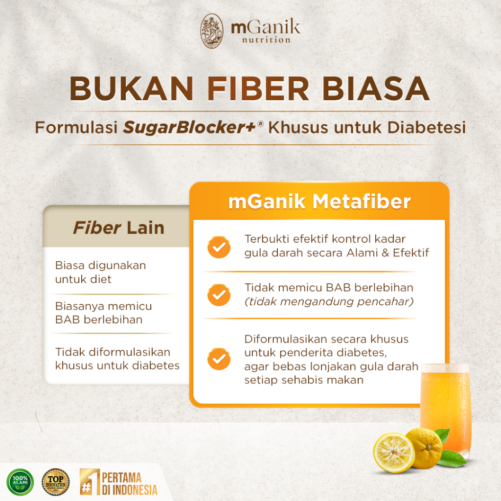 

Forcysn [Trial Sachet] Mganik Metafiber Mganik Superfood - Suplemen Diabetes