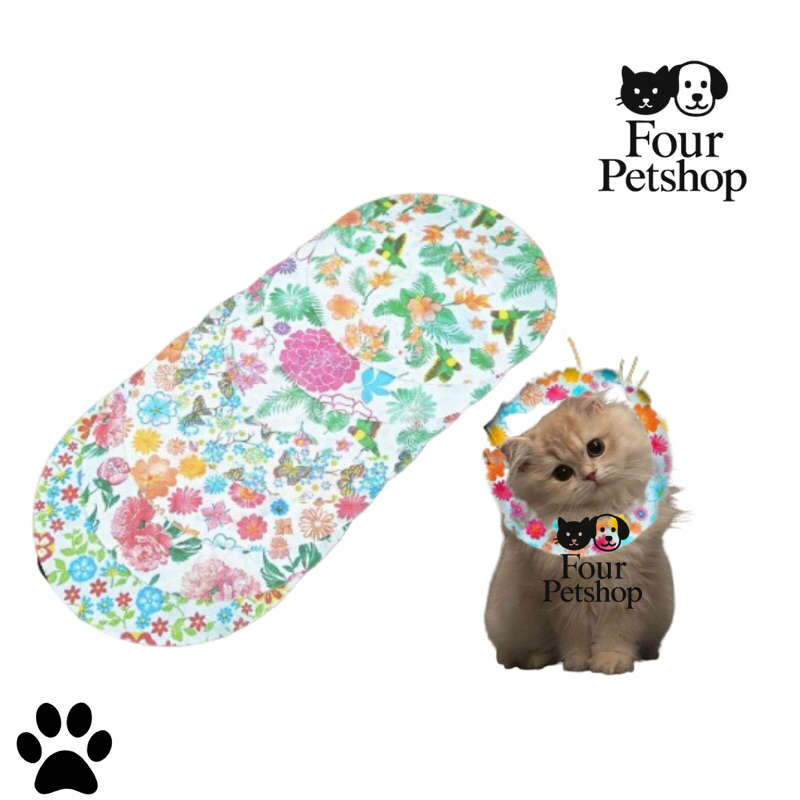 Collar Kucing kain Pelindung Leher Kucing