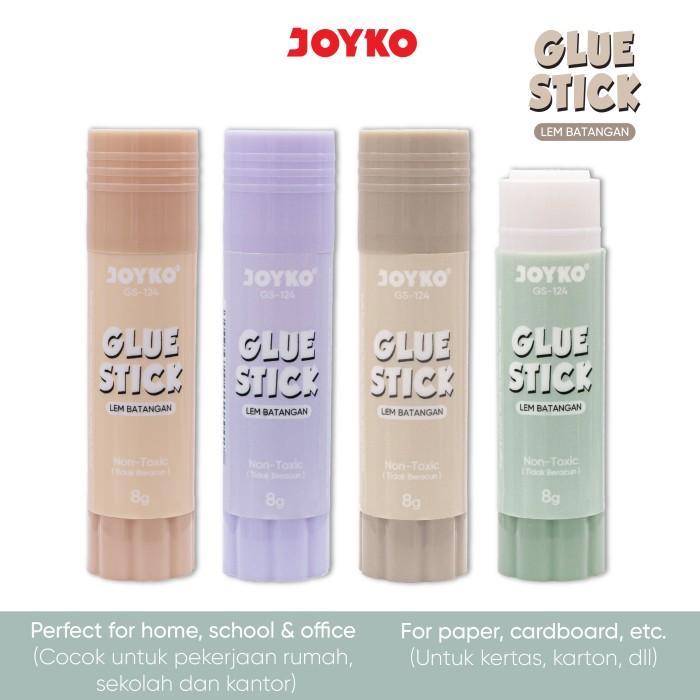 

Lem Batangan Joyko GS-124 Morandi 8 Gram Non-Toxic Original (1 PCS) / Glue Stick Non Toxic Lem Kertas GS 124 8gr Per Pcs