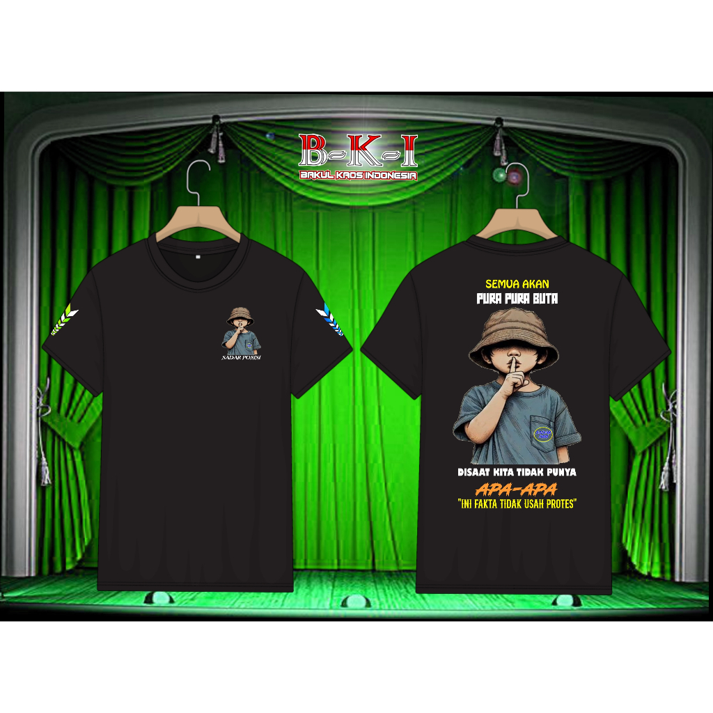 KAOS SADAR DIRI SADAR POSISI #KaosSablonPremium