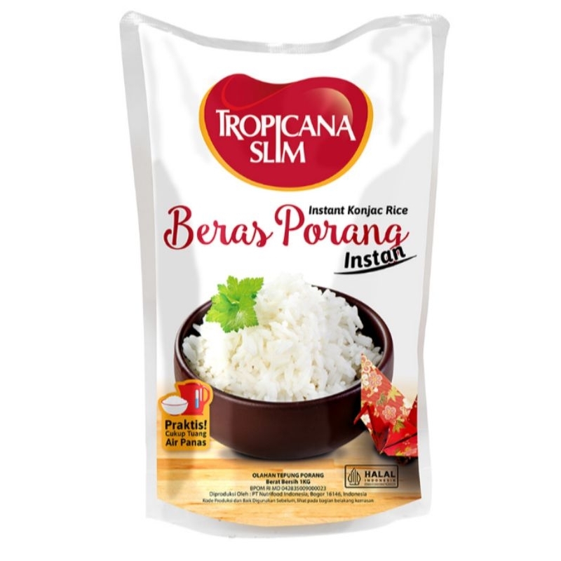 

Tropicana Slim Beras Porang Instan kemasan 1 kg