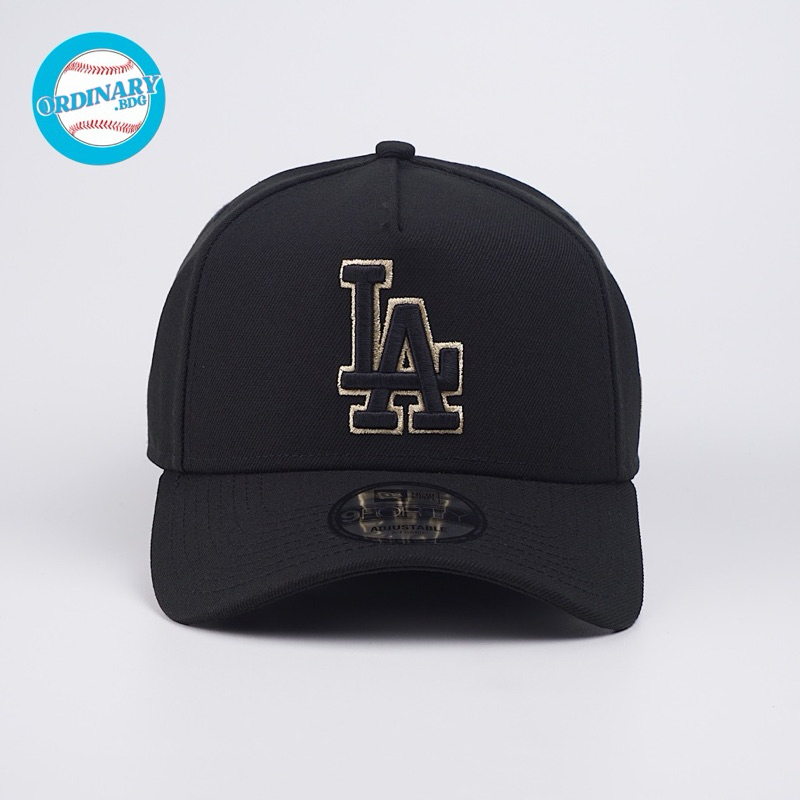 Top New Era Original Cap Los Angeles Dodgers Foil Black Gold
