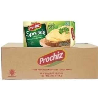 

Prochiz Spready Keju 160gr isi (48 pcs) / CTN DUS