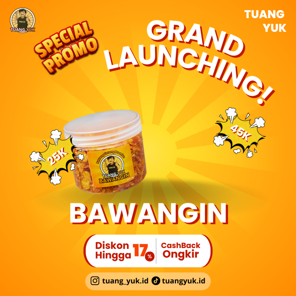 

BAWANGIN Bawang Goreng Premium Rasa Balado