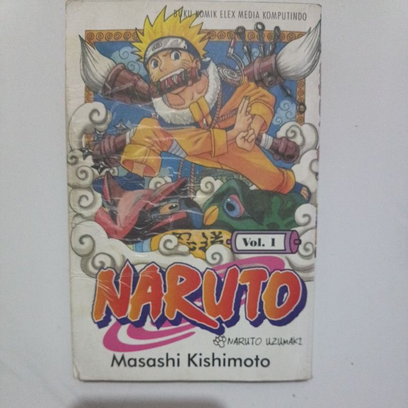 komik naruto vol 1 bekas