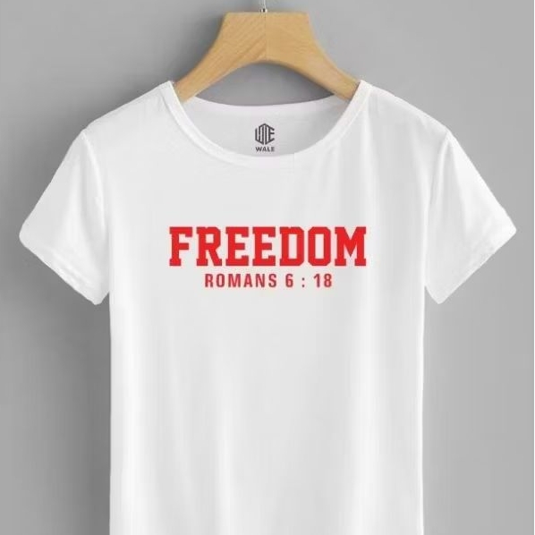 WALE Kaos Ayat Emas Alkitab Pria Wanita Anak