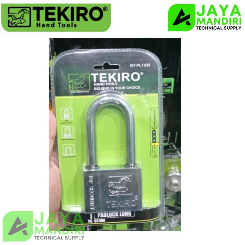 TEKIRO KUNCI GEMBOK LEHER PANJANG 60 MM TEKIRO GEMBOK PAGAR 60 MM MODEL PANJANG