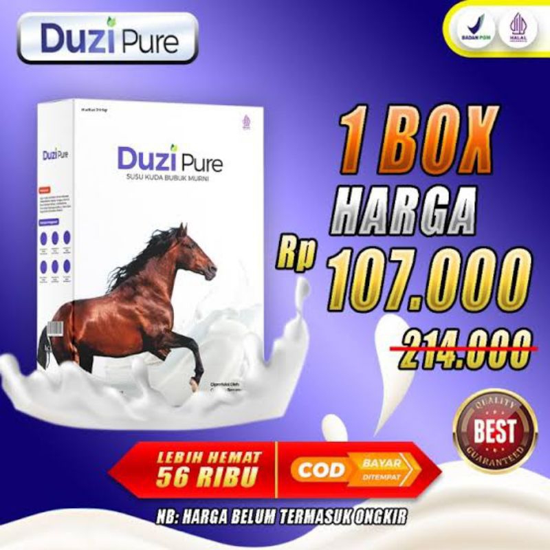 

Duzi pure susu kuda bubuk dengan Herbal