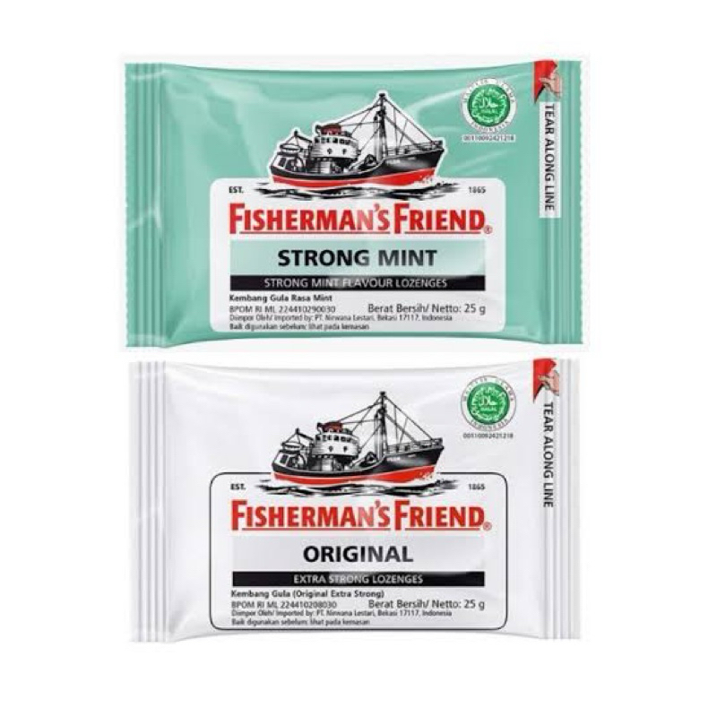 

Fisherman's Friend Strong Mint Permen Pelega Tenggorokan